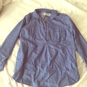 Blue Maternity blouse